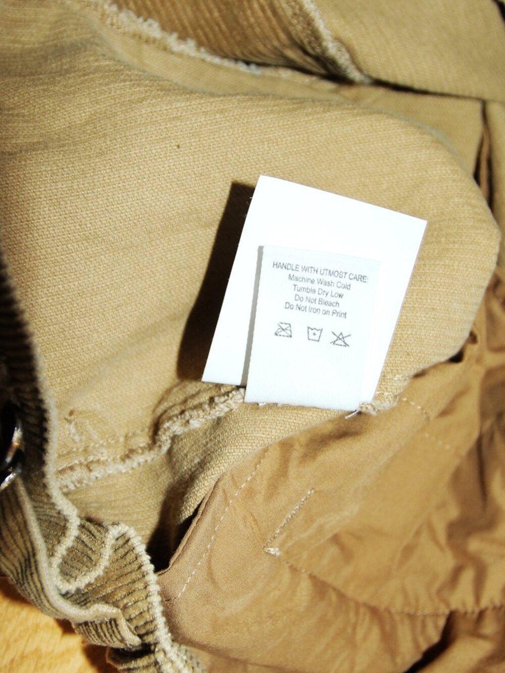 BNWT AW25 FOUND PLEATED CORDUROY PANTS 30 - Picture 10 of 12